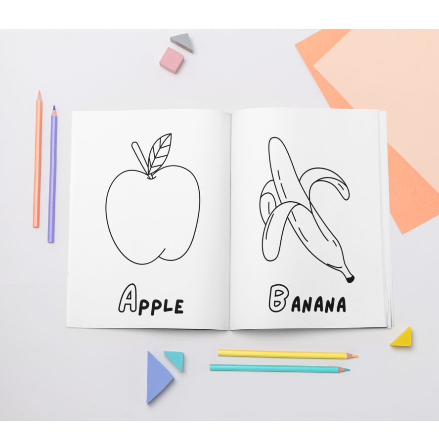 Alphabet Colouring book